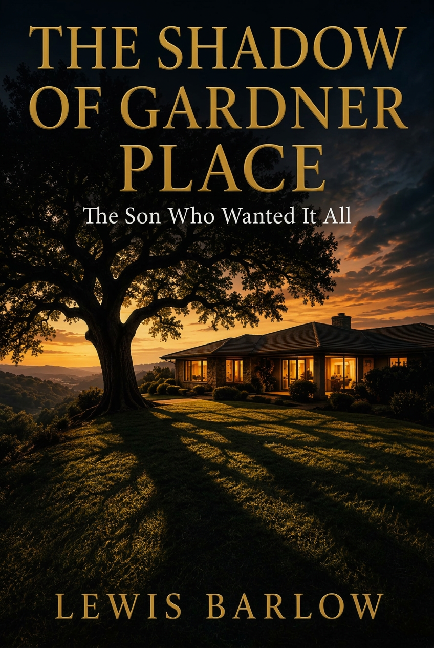 Cover of The Shadow of Gardner Place, forthcoming novel by Lewis Barlow